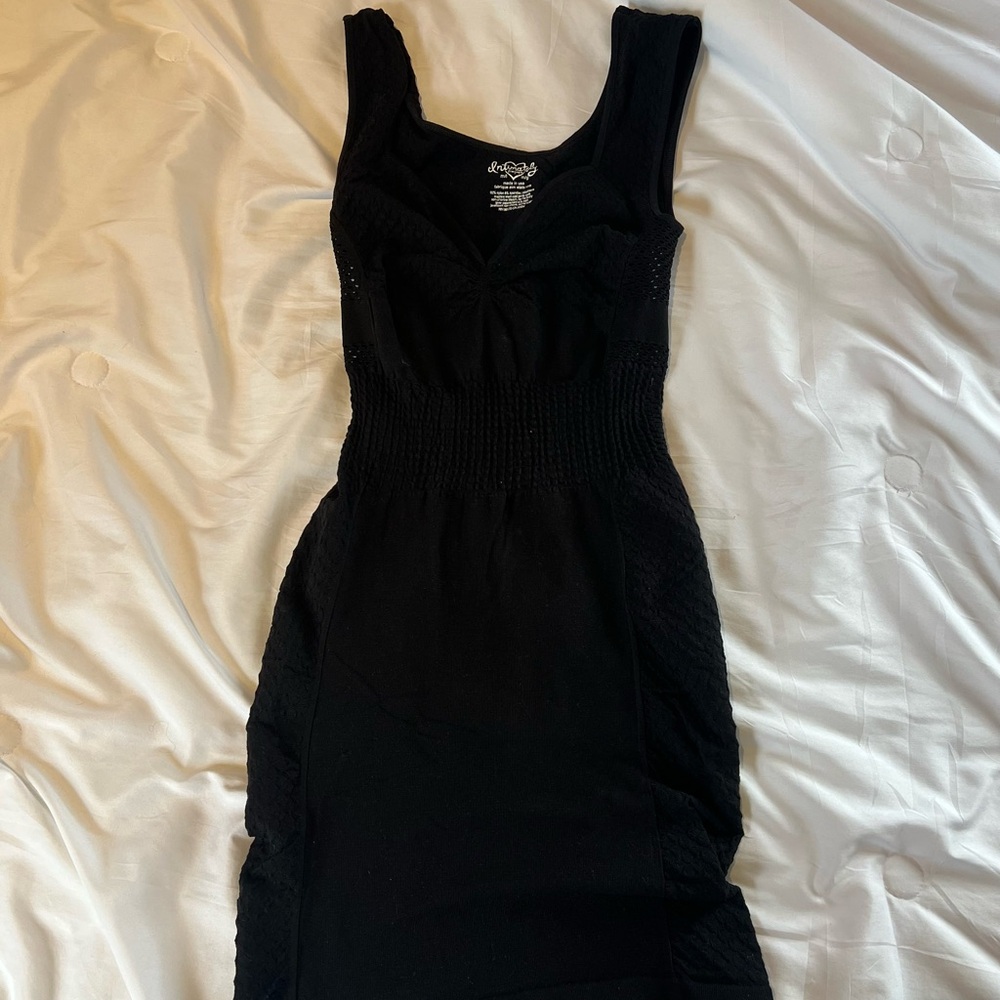 Free People Elegant Black Sleeveless Dress